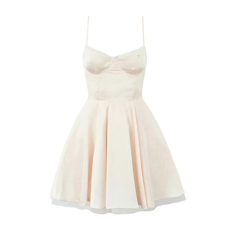 Moonstruck Beige Dress - Image 2