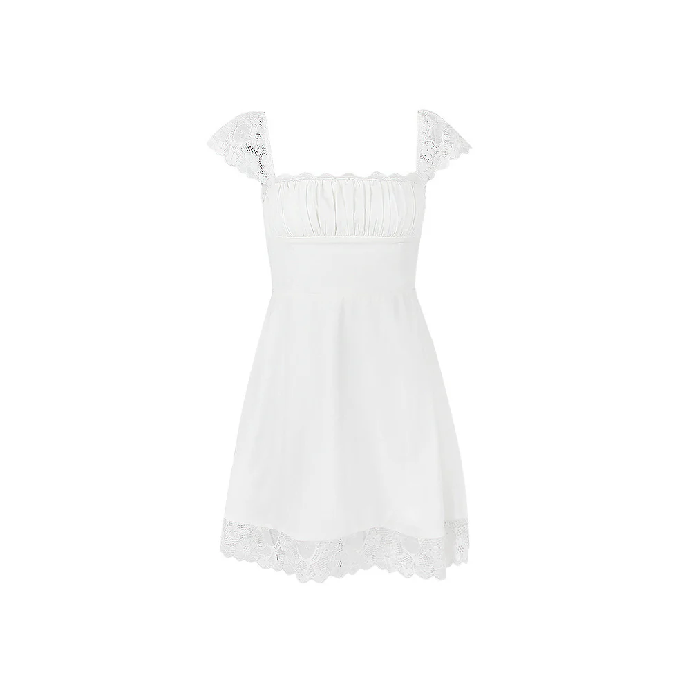 Navy Asymmetric Corset Mini Dress - Image 10