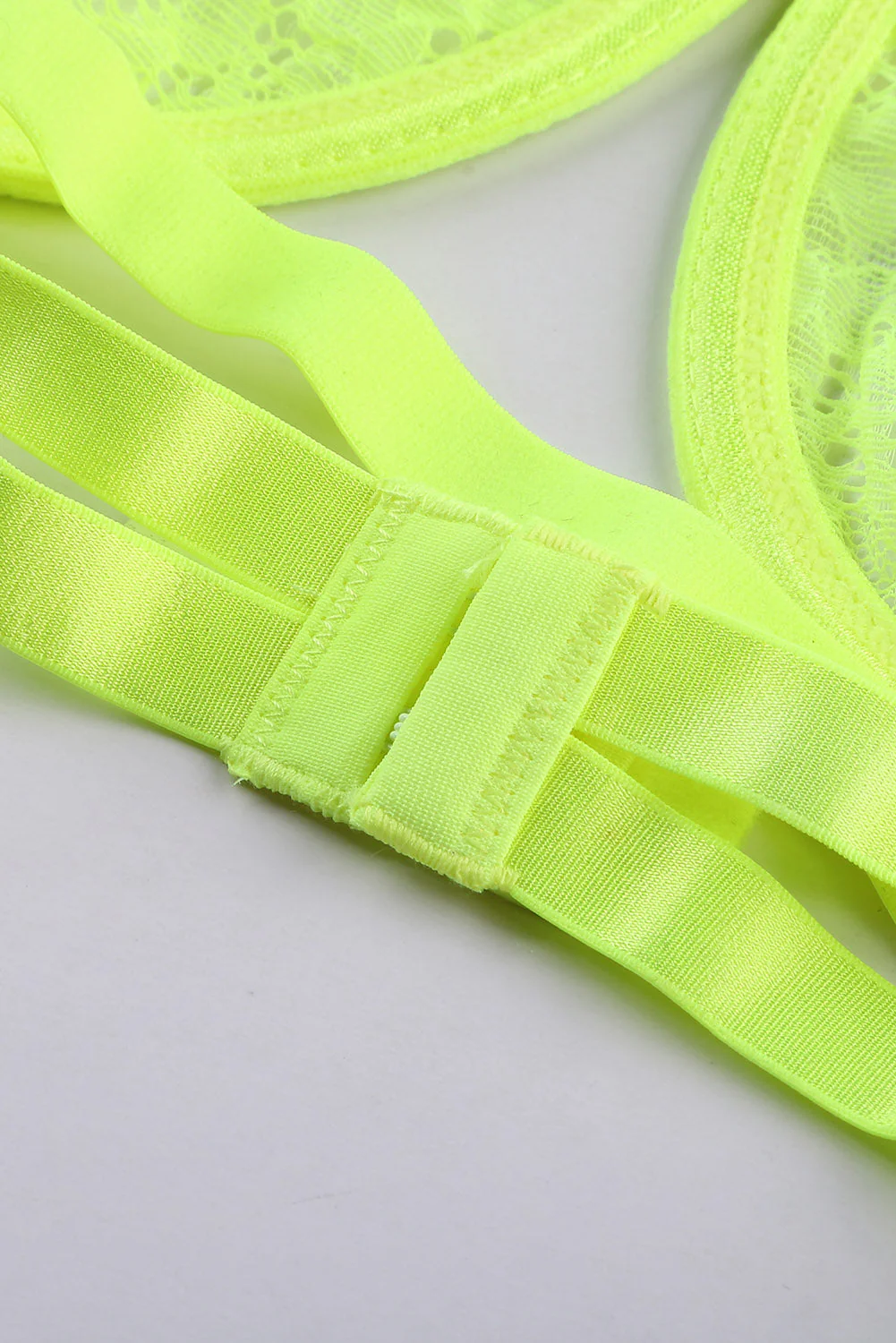 Neon Lace Balconette Bralette Lingerie Set - Image 62