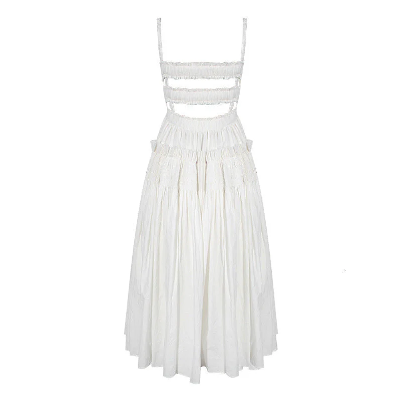 TAKARA Backless STRAPS PUFF MAXI Dress - Image 13