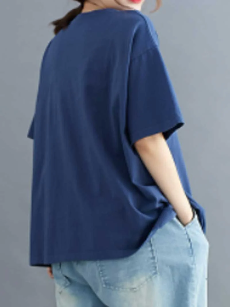 On Your Love Round Neck T-Shirt Top - Image 6