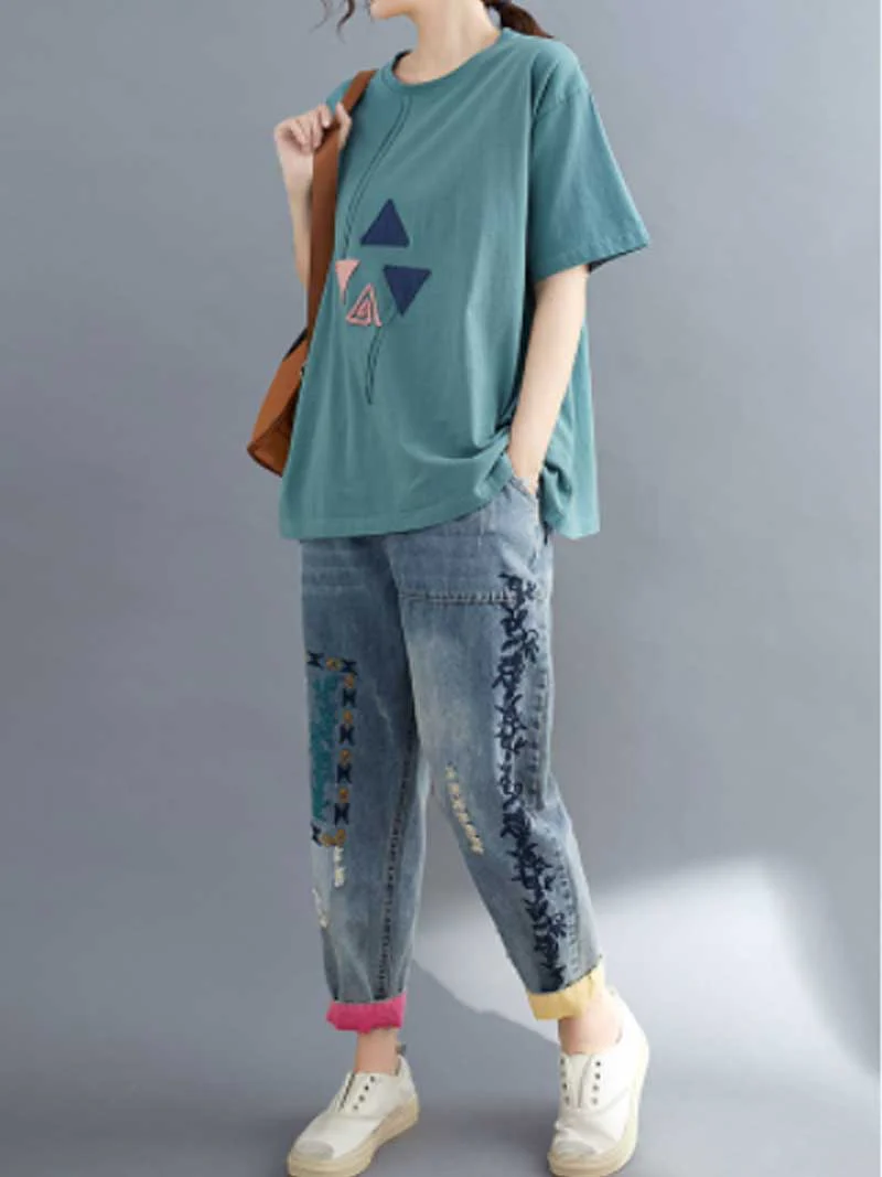 On Your Love Round Neck T-Shirt Top - Image 9