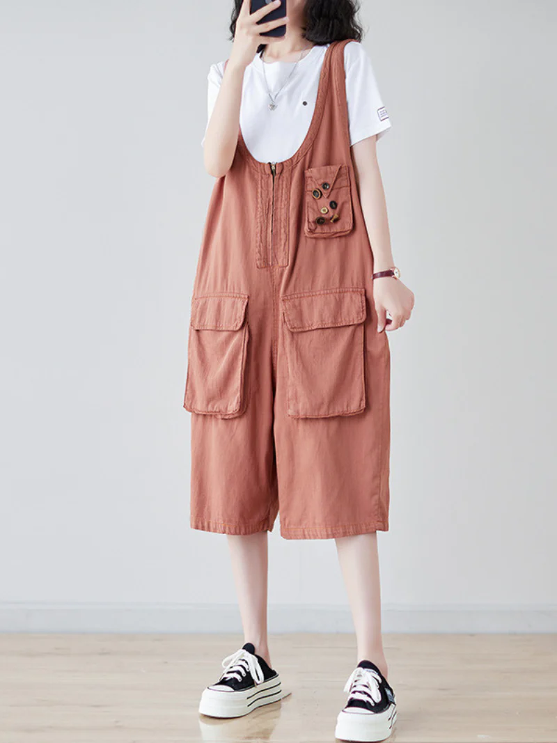 Adorable Perfect for Outdoor Short Overalls - Image 5