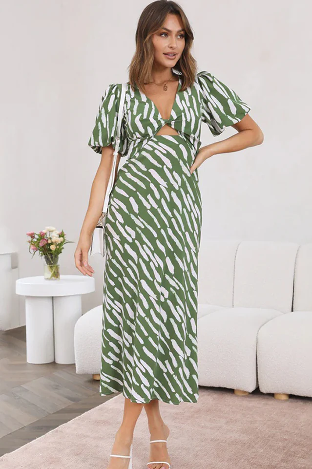 Paysley Midi Dress - Image 5