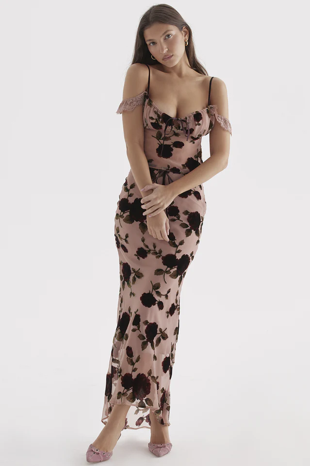 Pink Rose Dessert Top + Craft Skirt Set - Image 2