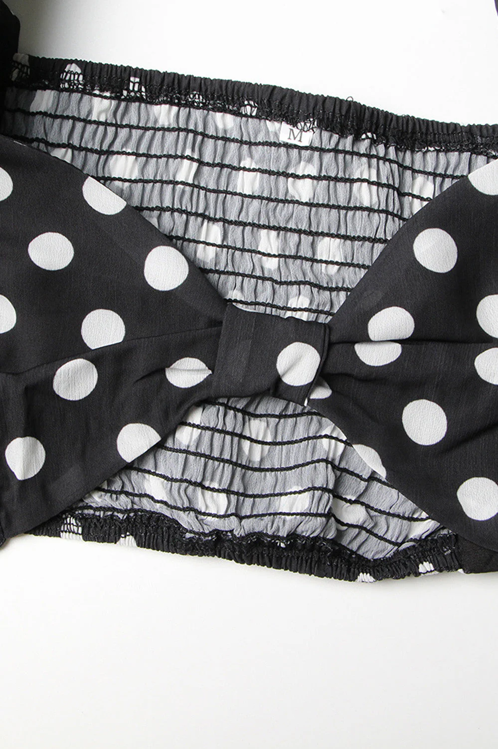 Polka Dot 2-Piece Set - Black - Image 3