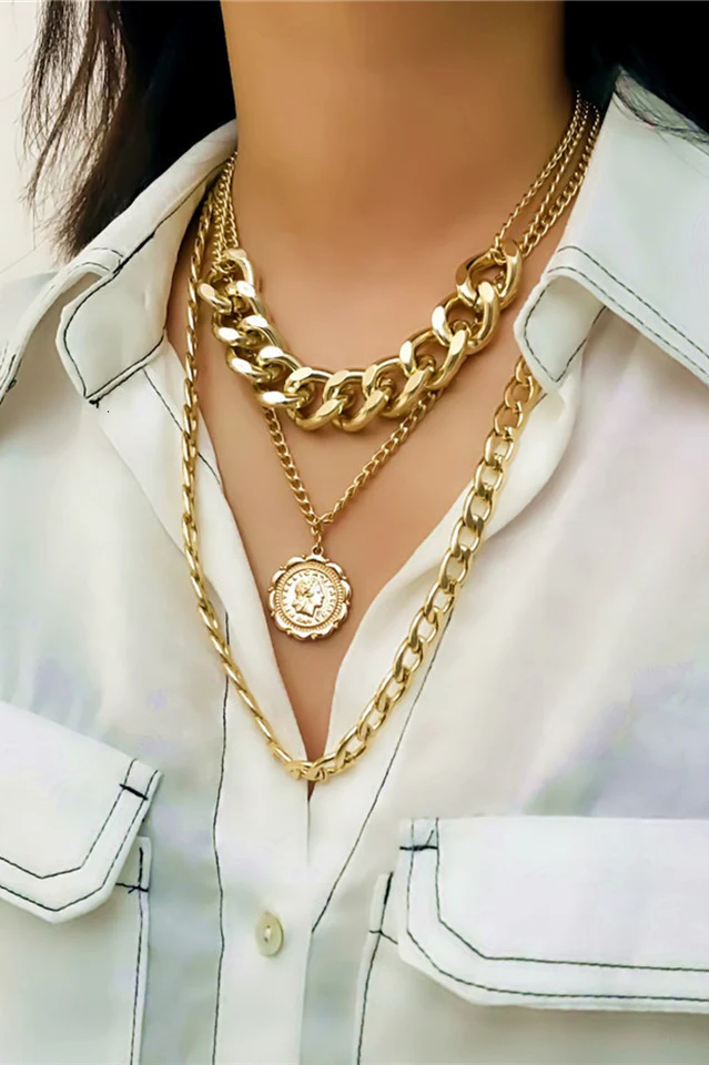 Punk Miami Cuban Choker Necklace - Image 2