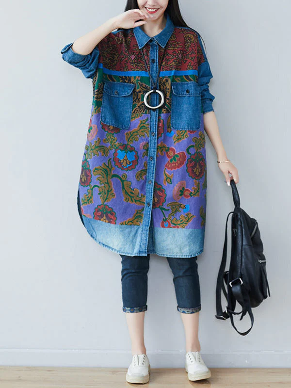 Quite The Catch Shirt Dress - Image 2
