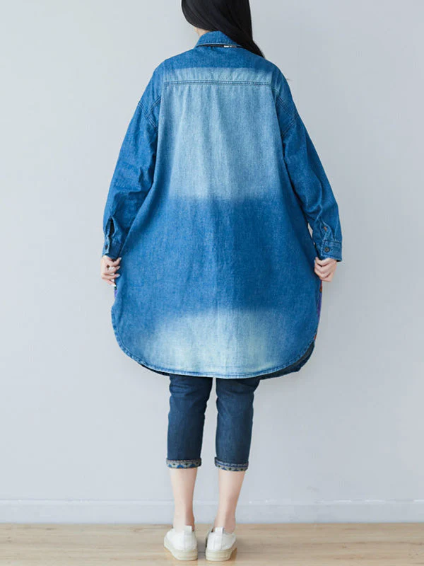 Quite The Catch Shirt Dress - Image 3