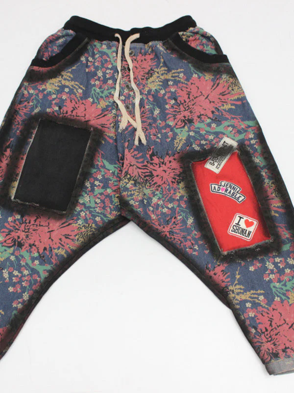 Rakel Printed Patched Trouser Pants - Image 6
