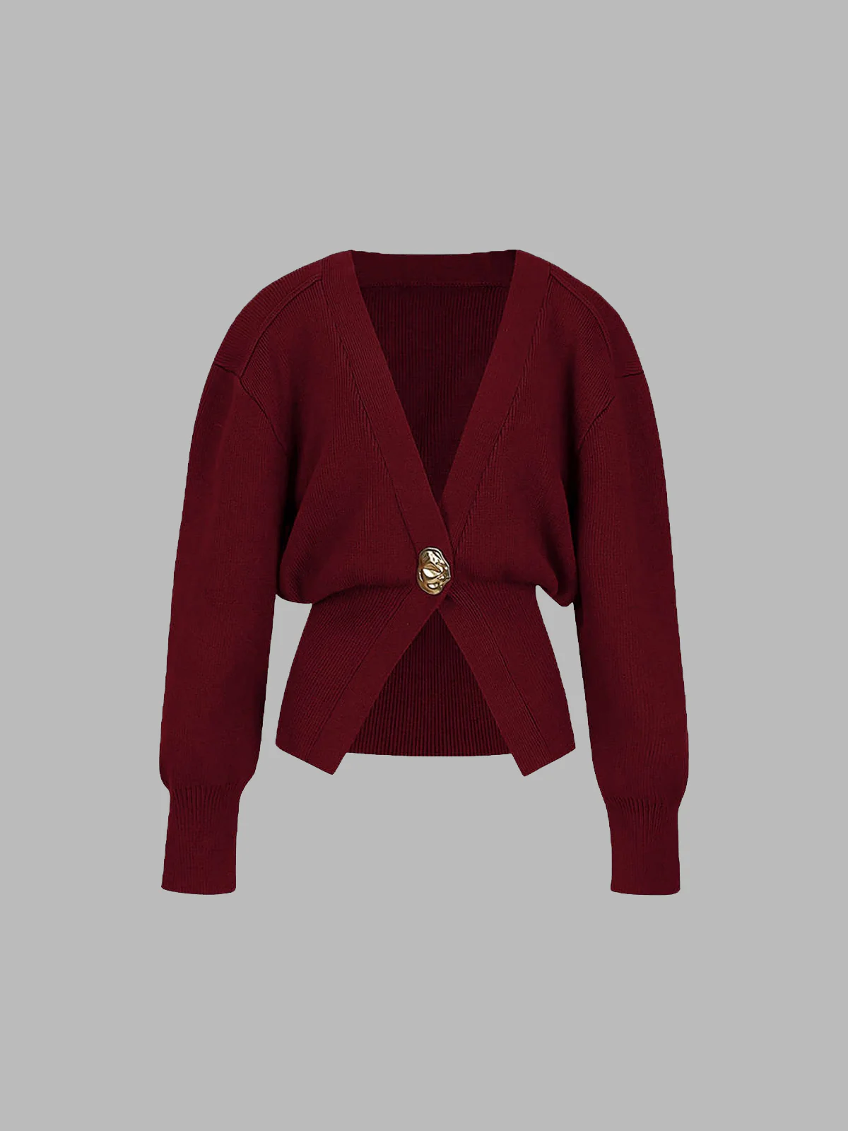 Retro V-neck Cardigan - Image 7