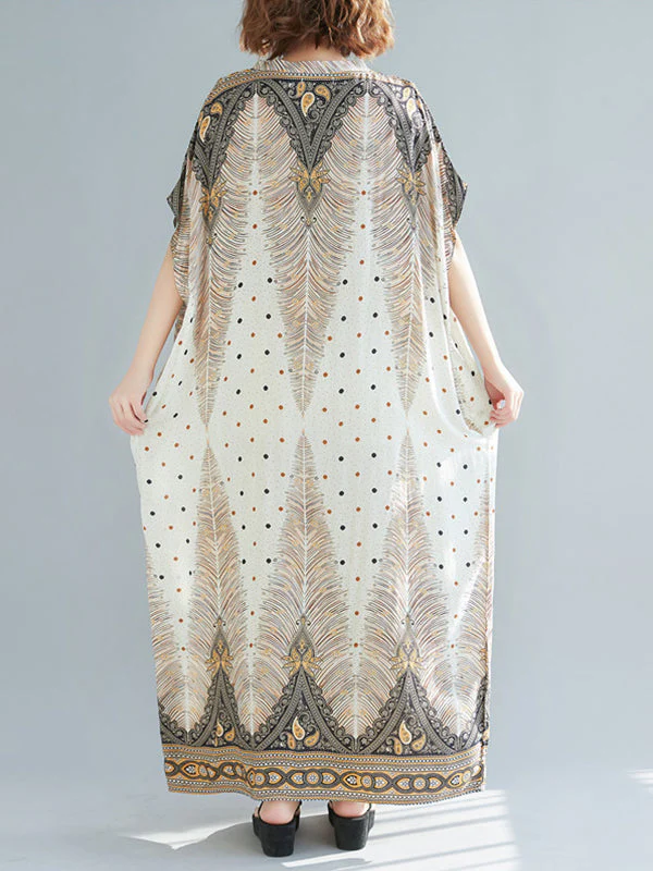 Rhombus Sprout Kaftan Dress - Image 4