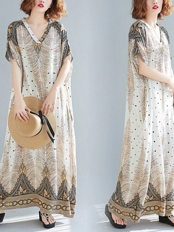 Rhombus Sprout Kaftan Dress - Image 5