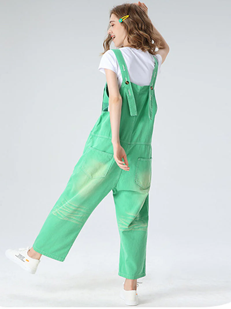 Right Into Your Heart Cotton Overalls - Image 4
