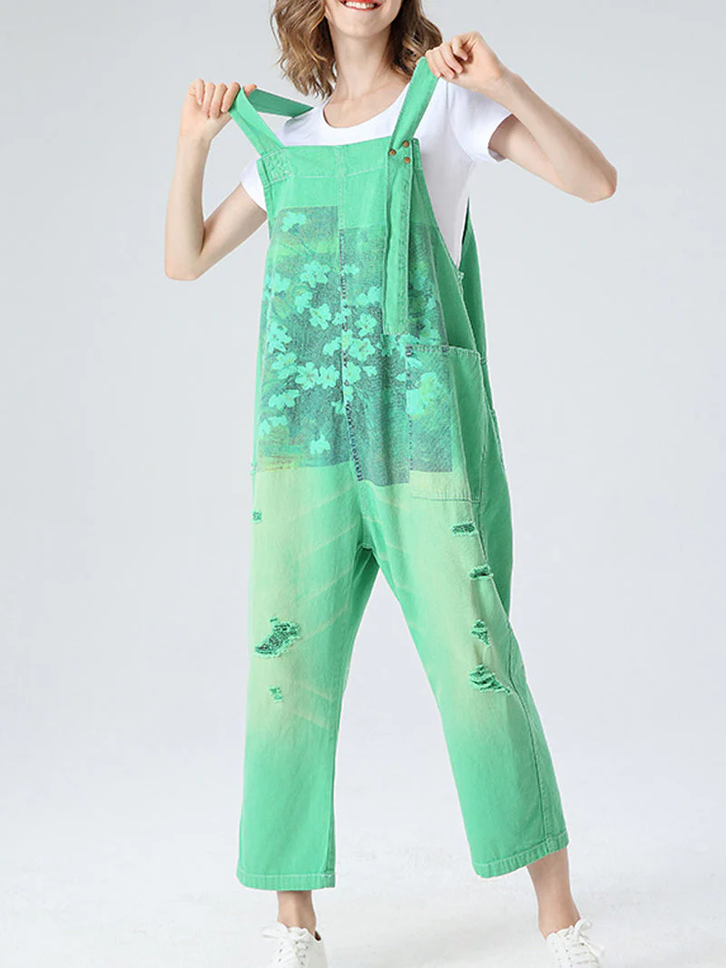 Right Into Your Heart Cotton Overalls - Image 6