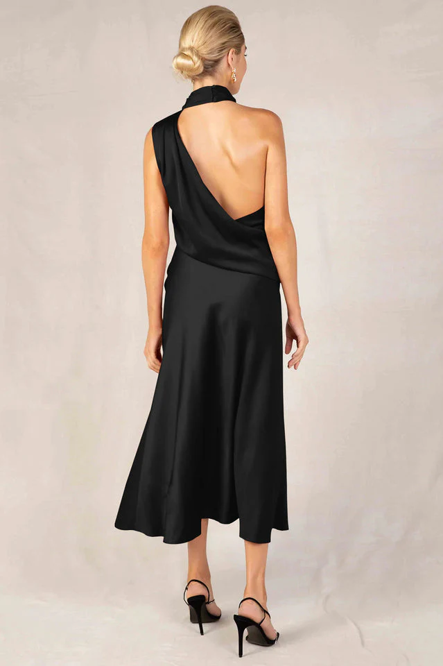 Robbia Satin Midi Dress - Image 22