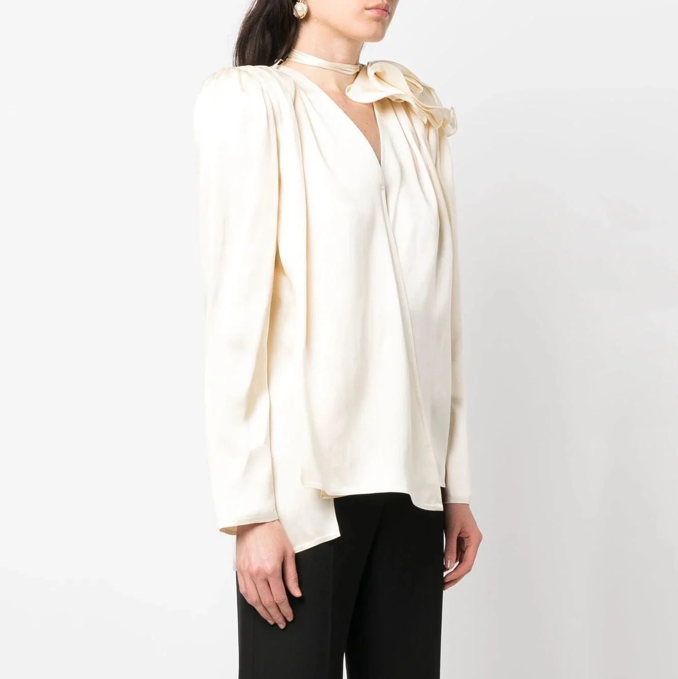 LANA LongSleeve BLOUSE ROSE DECORATED - Image 5