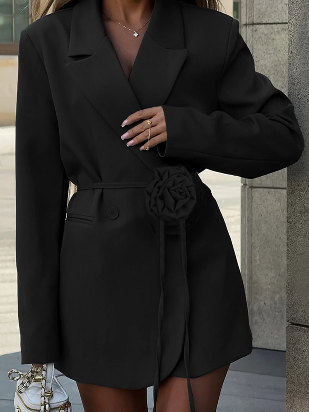 Rose Fitted Blazer - Image 4