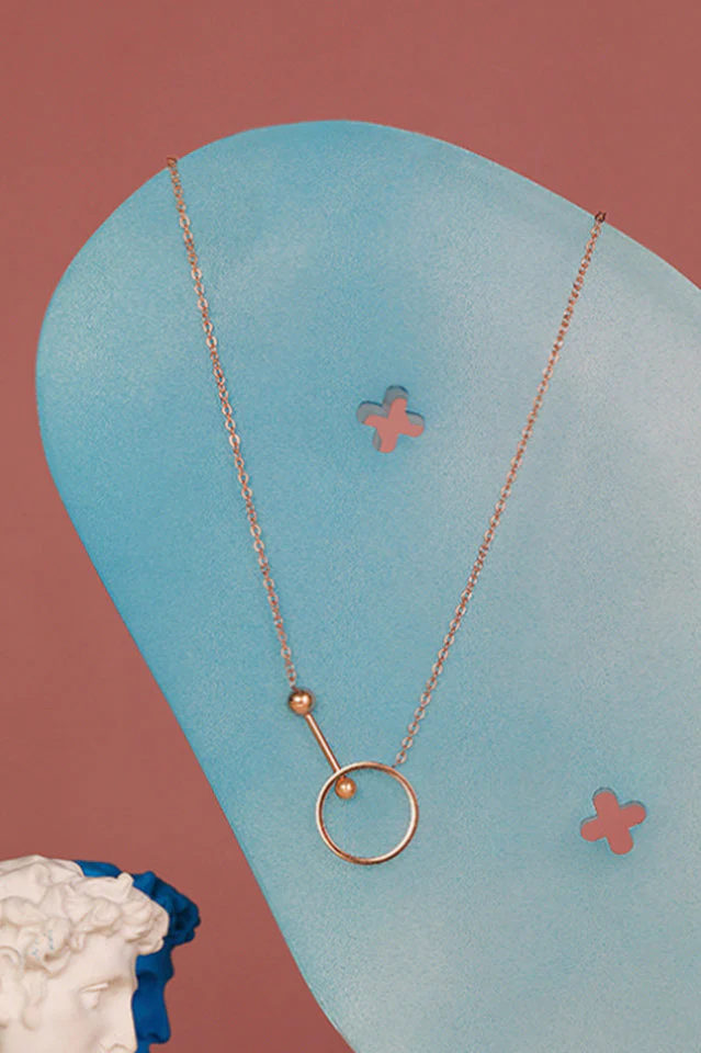 Rose Gold Vintage Necklace - Image 4