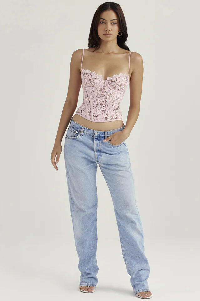 Rose Lace Underwired Bodice - Image 4