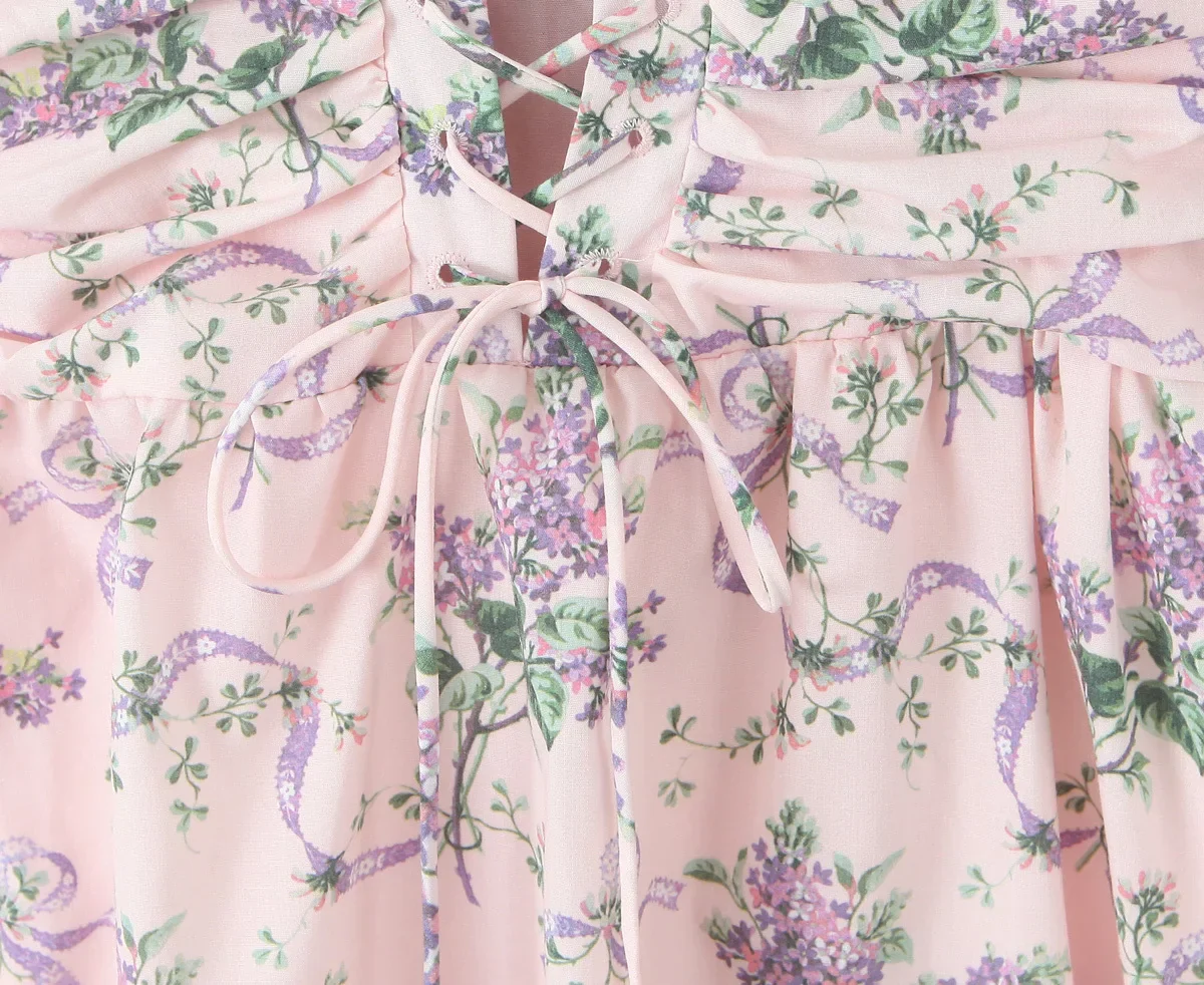 Rosé Picnic Dress - Image 8