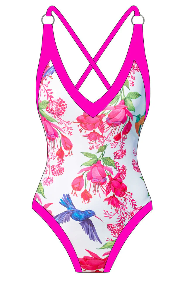 (S-XL) One Piece Swimsuit - Image 12
