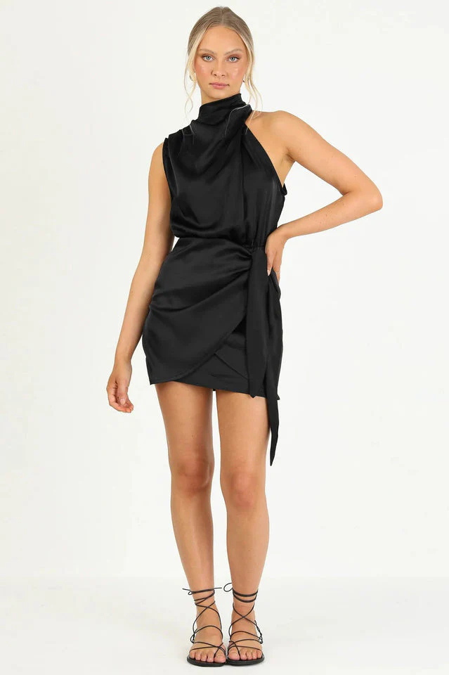 Santorini Satin Mini Dress - Image 12