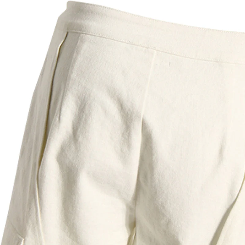 Sassy Solid Color High Waist Layered CutOut Denim Jogger Jeans - Image 4