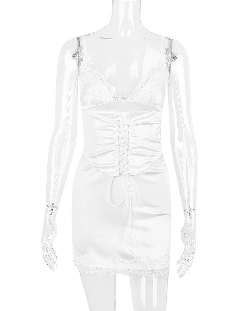Satin Slip Dress - Image 29