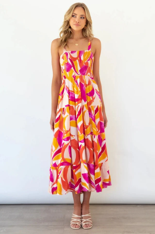 Savannah Smocked Maxi Dress - Image 5