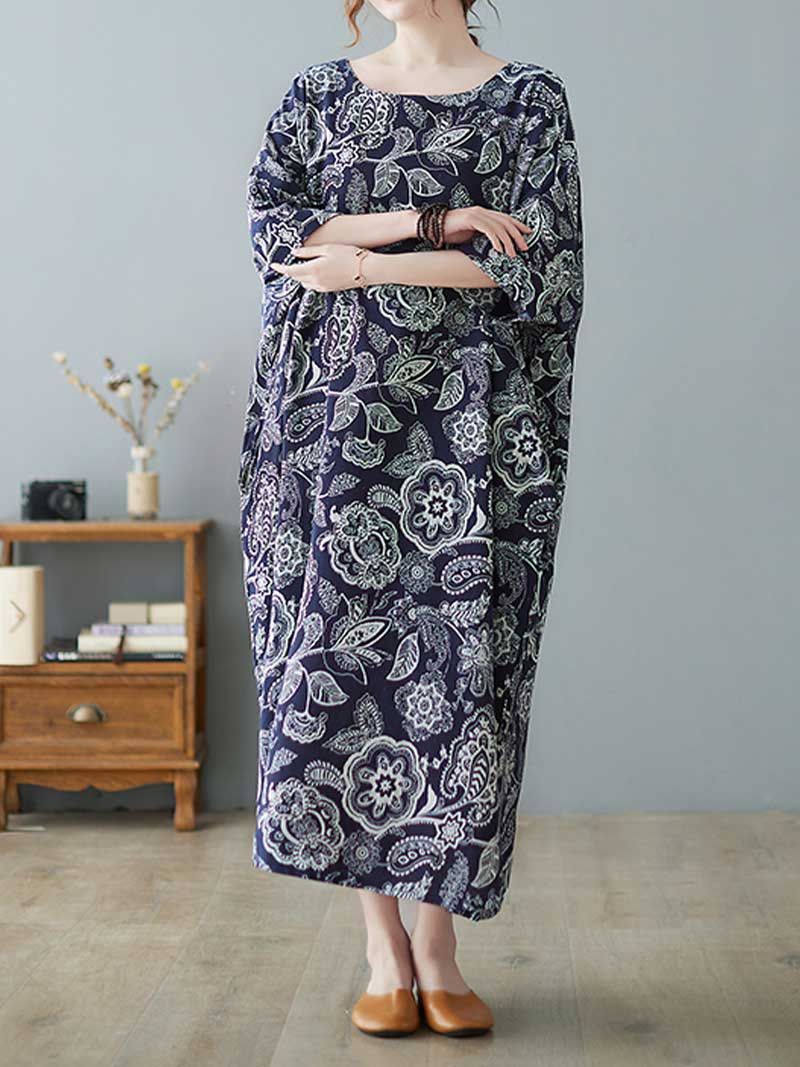 Seeing Your Dream Printed Midi Dress - Image 3