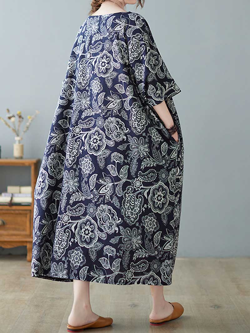 Seeing Your Dream Printed Midi Dress - Image 5