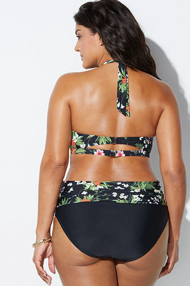 Sexy Big Size Swimsuit Summer Two Pieces Tankinis Bathing Suit - Image 2
