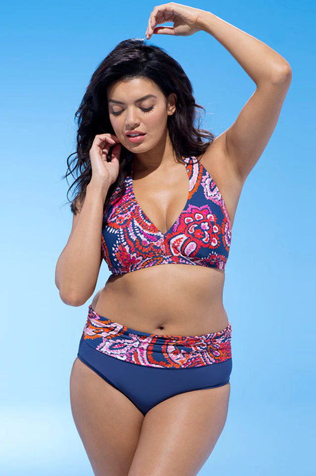 Sexy Big Size Swimsuit Summer Two Pieces Tankinis Bathing Suit - Image 4