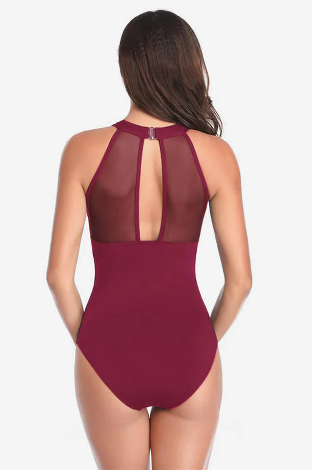 Mesh Swimwear With Tummy Control - Image 4