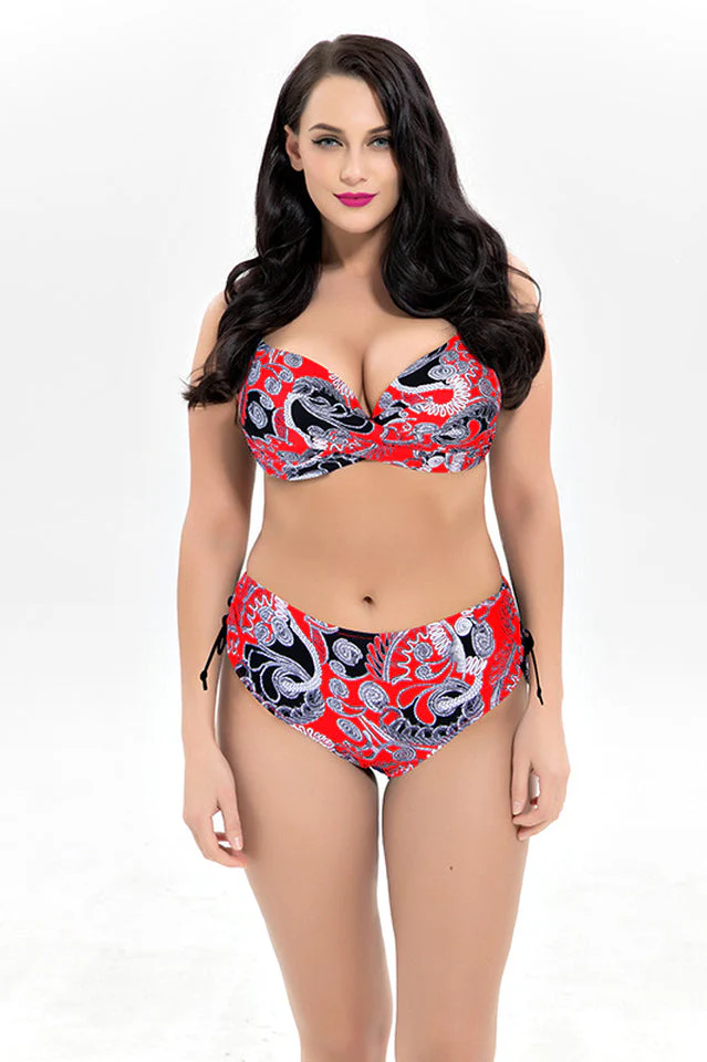 Sexy Plus Size Swimsuit Summer Two Pieces Bathing Suit - Image 6