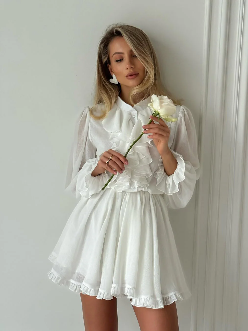 Sheer Chiffon Dress