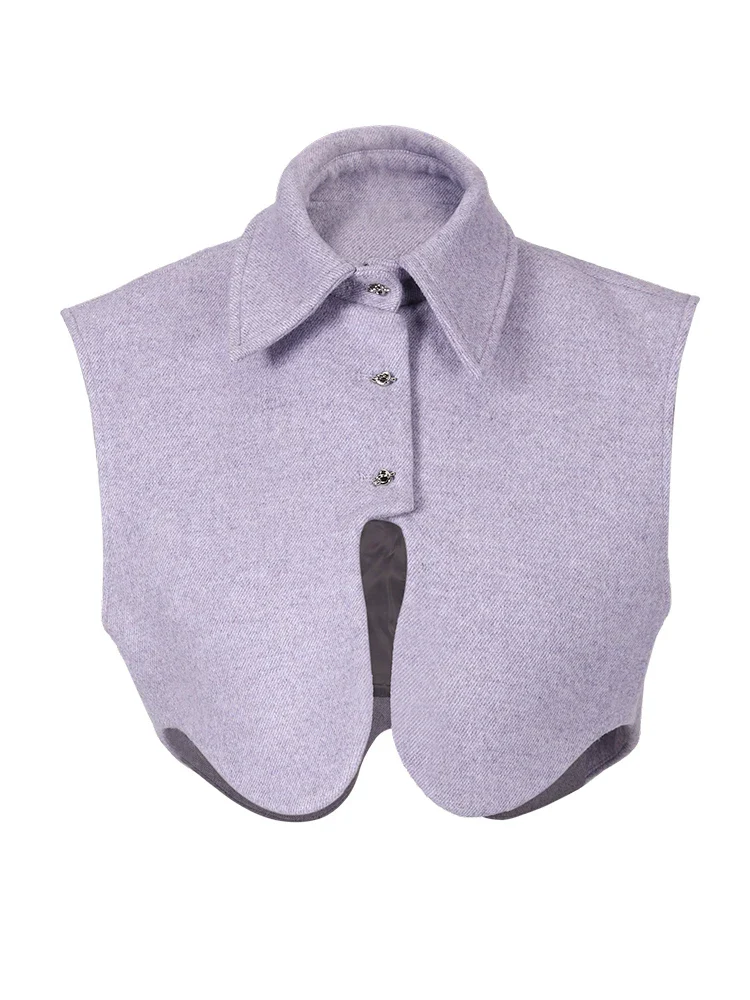 SHORT PURPLE 2 PIECE Jacket with PUFF SleeveS - Image 7
