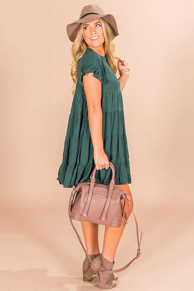 Short Sleeve Plus Size Casual Dress - Image 10