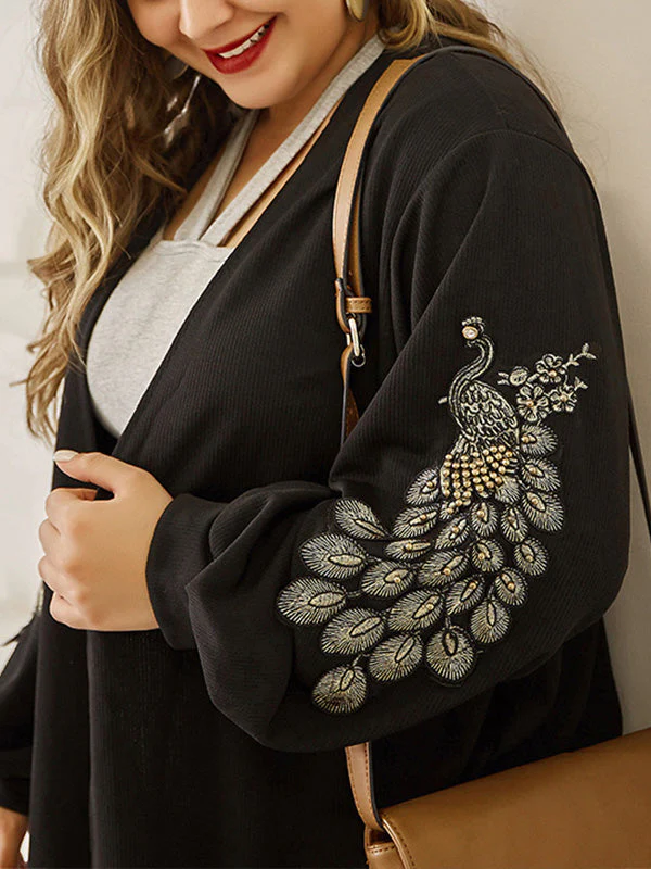 Silver Ridge Embroidery Cardigan - Image 6
