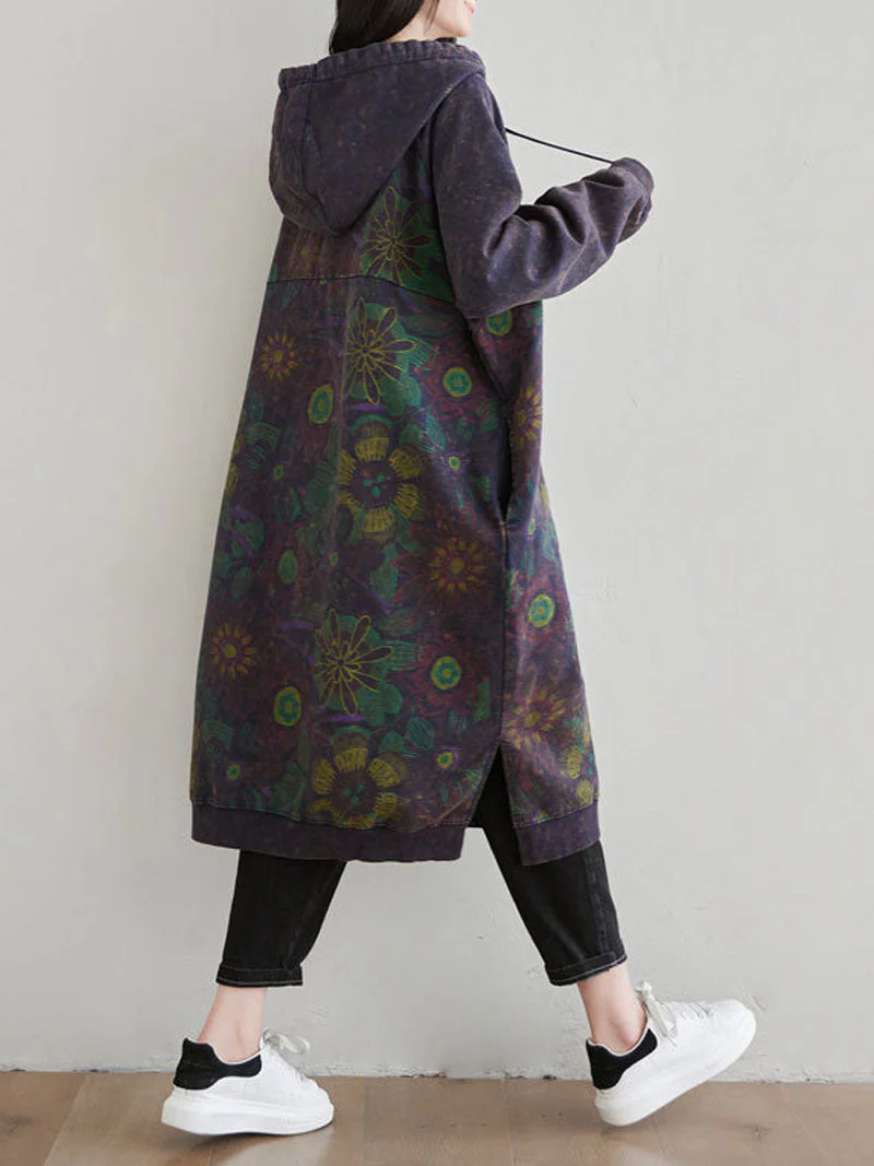 Smile You Fake Hooded Dress - Image 3