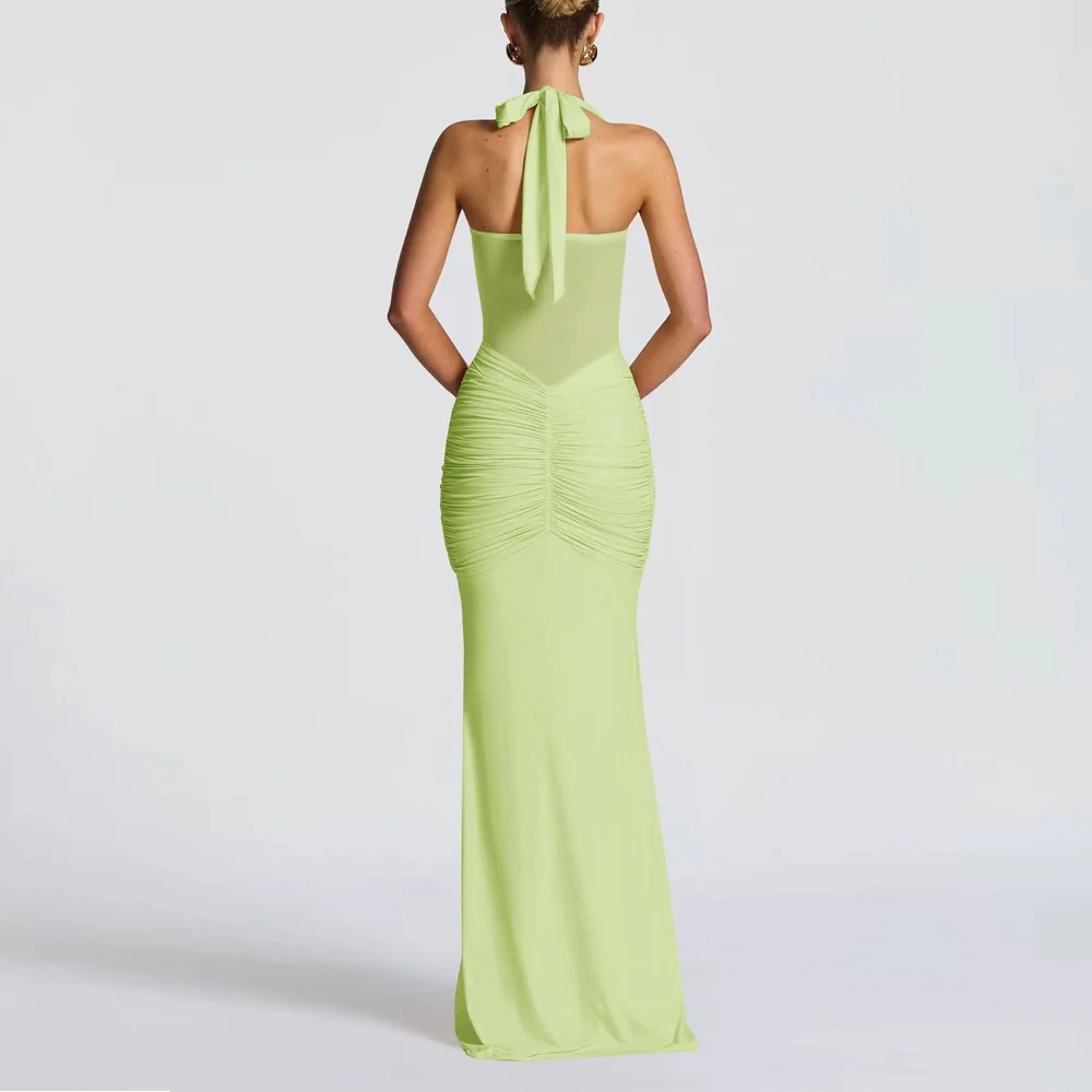 Sophisticated Pleated Maxi Rress - Image 11