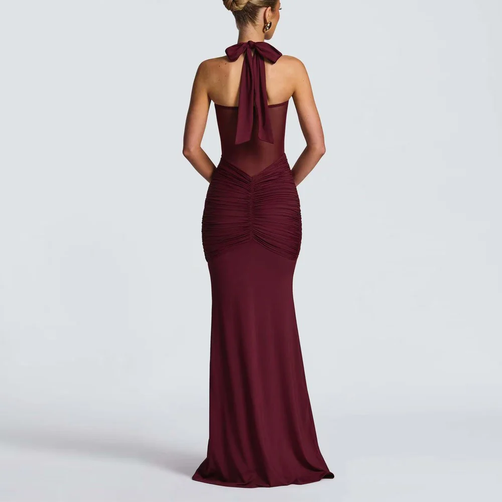 Sophisticated Pleated Maxi Rress - Image 8