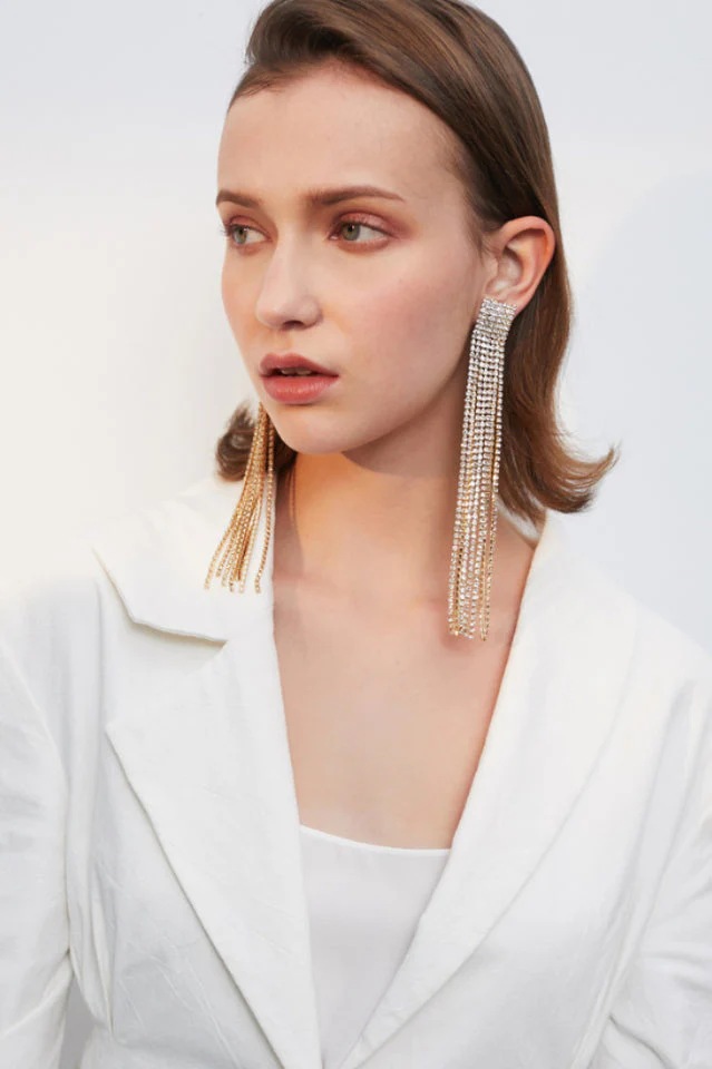 Sparkling Rhinestone Crystal Earrings - Image 8