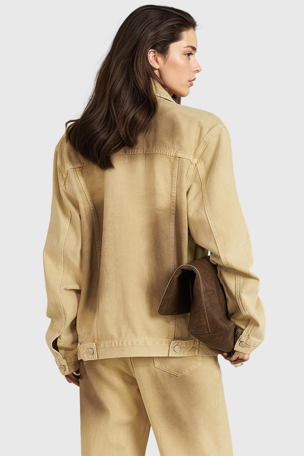 Stained Denim Jacket - YelLow