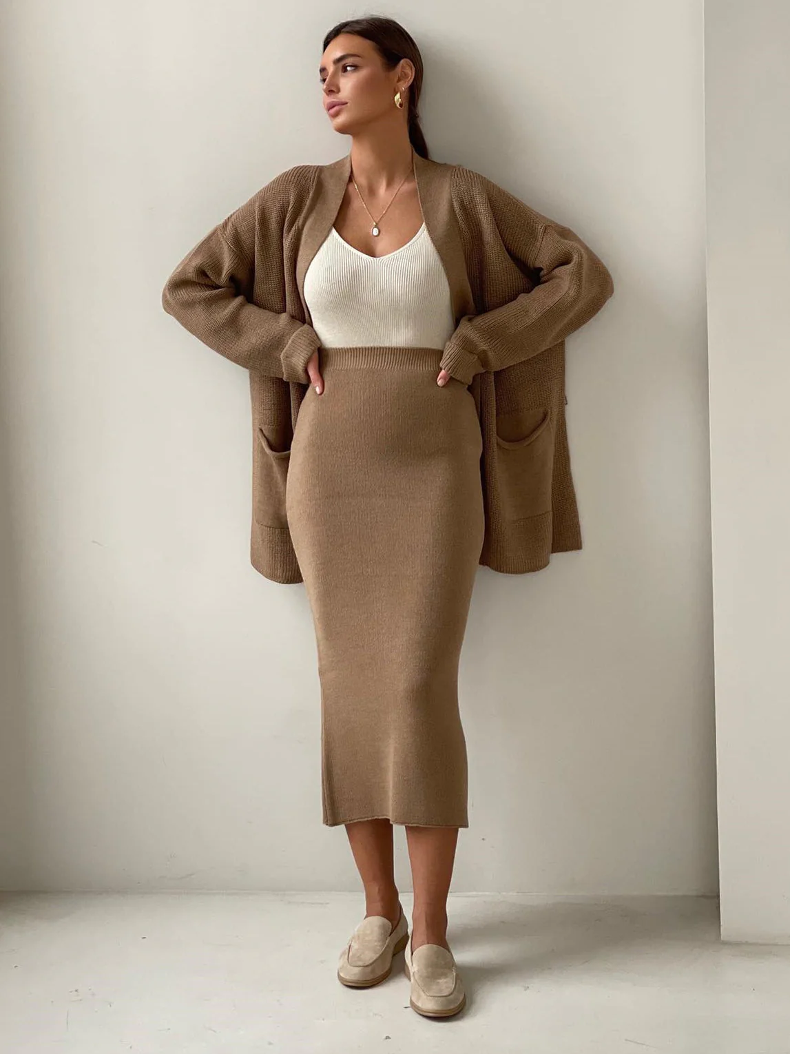 Stephanie Knit Cardigan&Skirt Set - Image 7