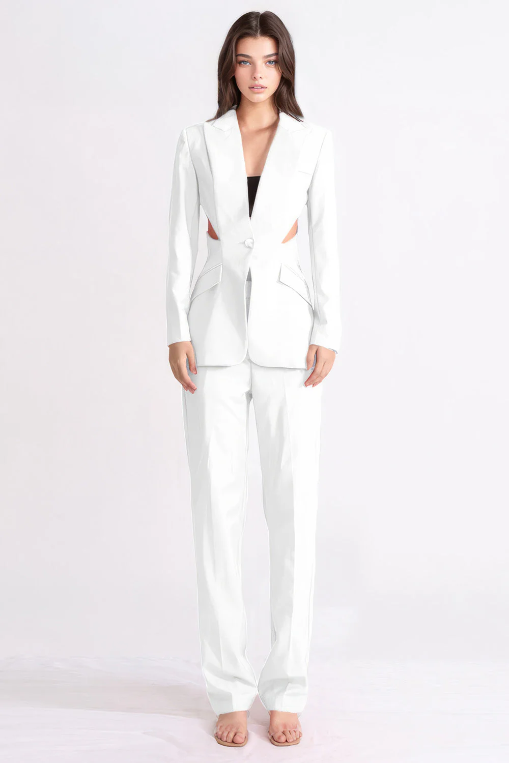 Suit 2-Piece Set - White