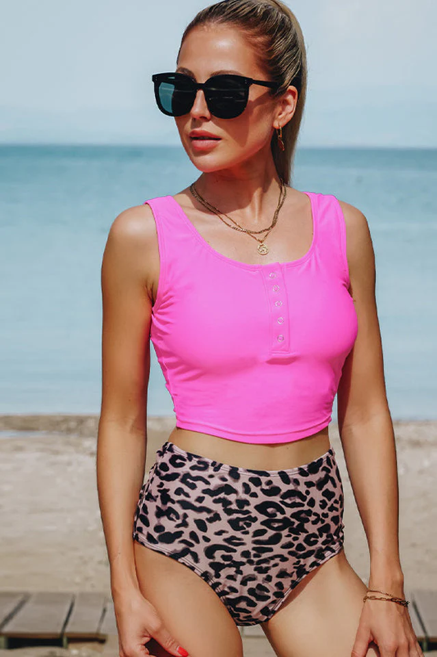 Summer Feels High Waist Bikini Set - Image 3