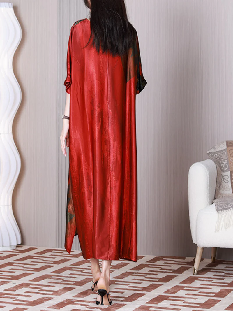 Take My Heart Round Neck A-line Dress - Image 4