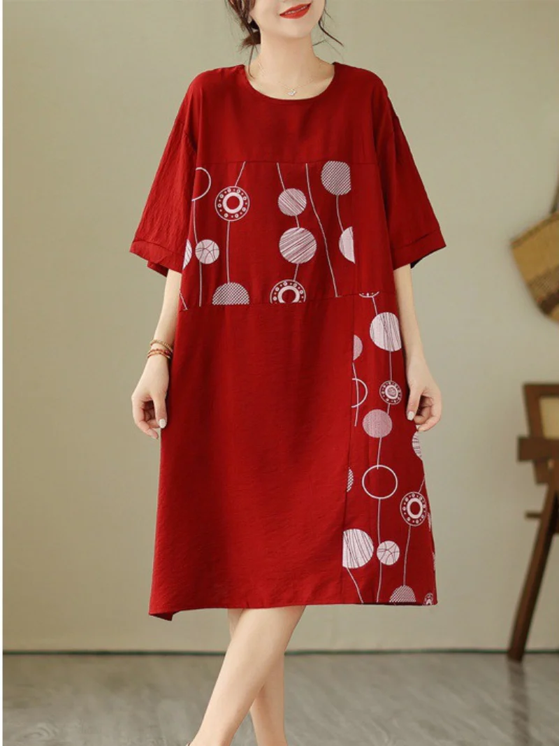 Take My Soul Round neck A-line Dress - Image 10